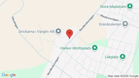Lägenheter till salu i Vänersborg - kort over placeringen