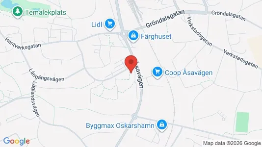 Bostadsrätter till salu i Kungsbacka - kort over placeringen