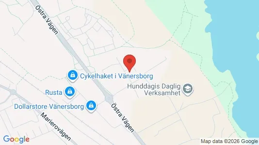 Lägenheter till salu i Vänersborg - kort over placeringen