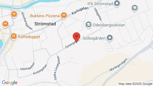 Bostadsrätter till salu i Strömstad - kort over placeringen