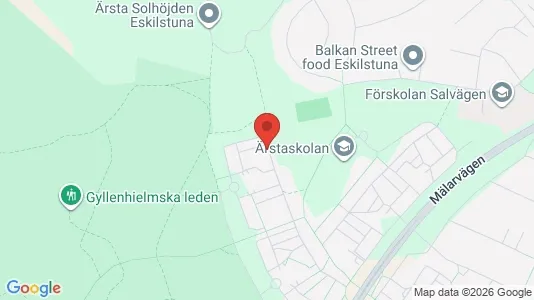 Lägenheter att hyra i Eskilstuna - kort over placeringen