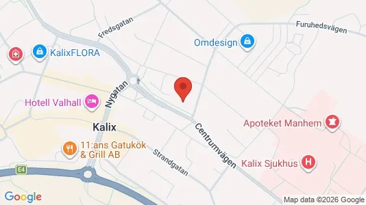 Bostadsrätter till salu i Kalix - kort over placeringen