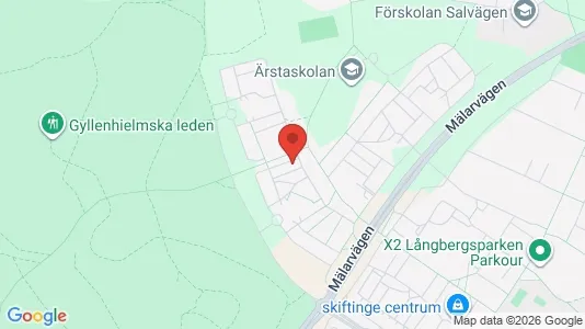 Lägenheter att hyra i Eskilstuna - kort over placeringen
