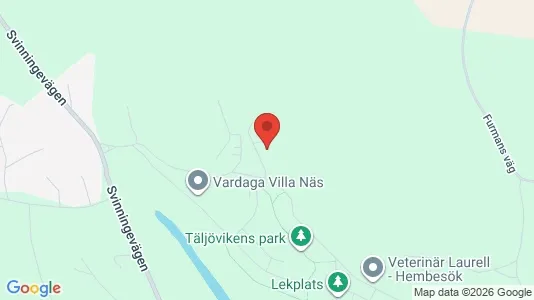 Bostadsrätter till salu i Vadstena - kort over placeringen