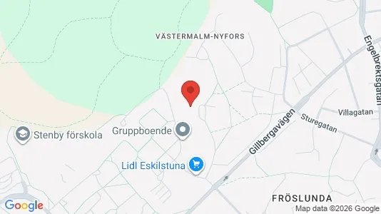Lägenheter att hyra i Eskilstuna - kort over placeringen