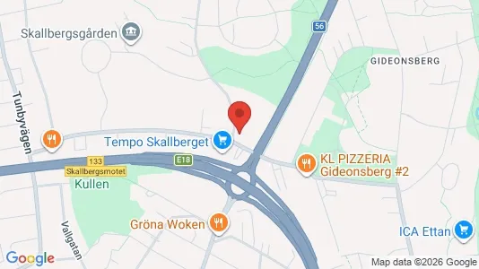 Lägenheter att hyra i Västerås - kort over placeringen