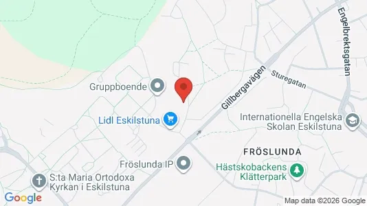 Lägenheter att hyra i Eskilstuna - kort over placeringen
