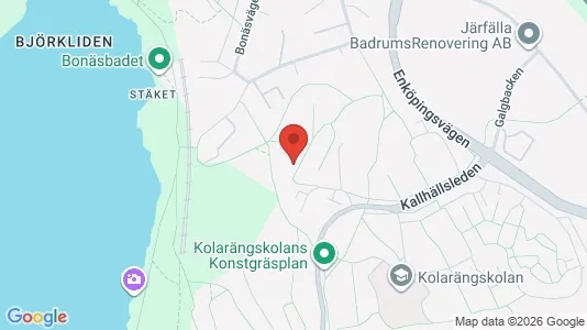 Lägenheter till salu i Järfälla - kort over placeringen