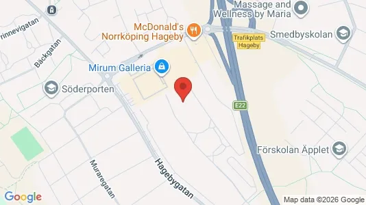 Lägenheter att hyra i Norrköping - kort over placeringen