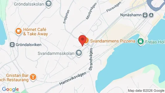 Lägenheter till salu i Nynäshamn - kort over placeringen