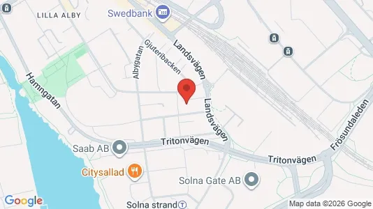 Lägenheter till salu i Sundbyberg - kort over placeringen