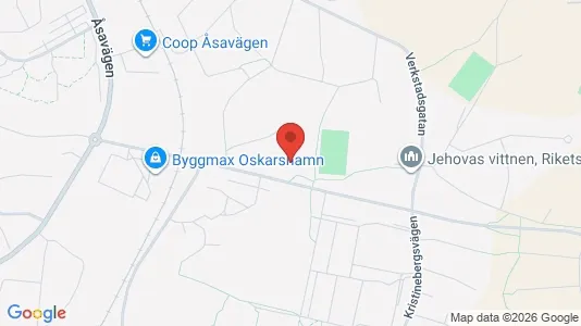Bostadsrätter till salu i Oskarshamn - kort over placeringen