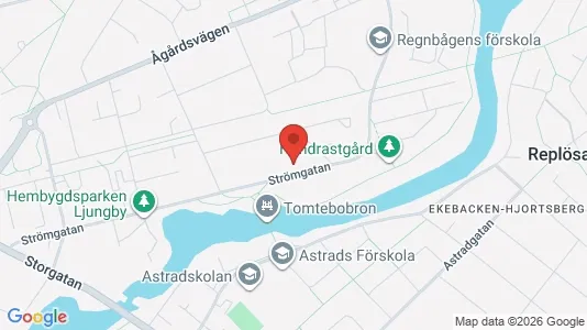 Bostadsrätter till salu i Ljungby - kort over placeringen