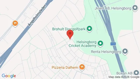 Lägenheter till salu i Helsingborg - kort over placeringen
