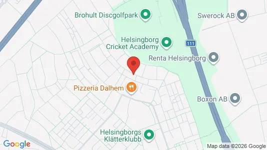 Lägenheter till salu i Helsingborg - kort over placeringen