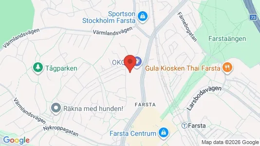 Lägenheter till salu i Söderort - kort over placeringen