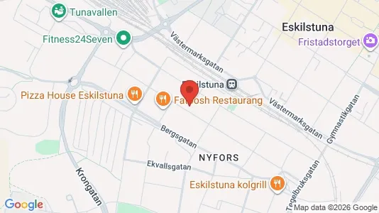 Bostadsrätter till salu i Eskilstuna - kort over placeringen