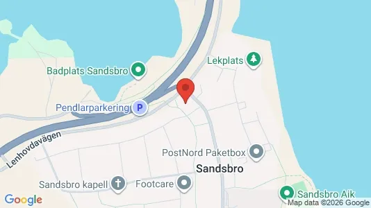 Bostadsrätter till salu i Växjö - kort over placeringen