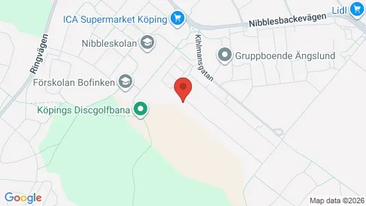 Lägenheter till salu i Köping - kort over placeringen