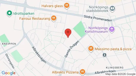 Lägenheter till salu i Norrköping - kort over placeringen