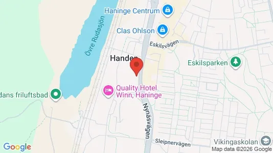 Lägenheter till salu i Haninge - kort over placeringen