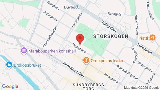 Lägenheter till salu i Sundbyberg - kort over placeringen