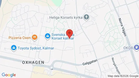 Lägenheter till salu i Kalmar - kort over placeringen