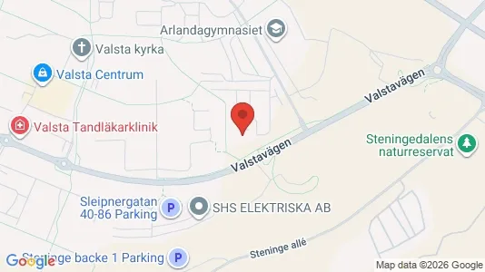 Lägenheter till salu i Sigtuna - kort over placeringen