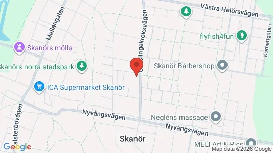 Lägenheter till salu i Vellinge - kort over placeringen