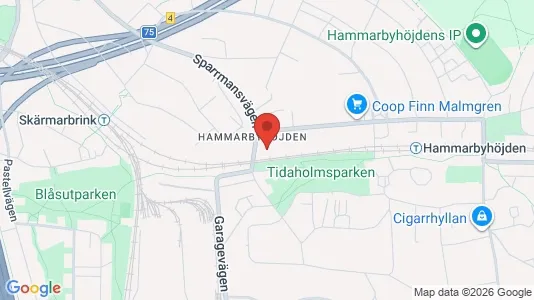 Lägenheter till salu i Söderort - kort over placeringen