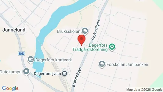 Lägenheter att hyra i Degerfors - kort over placeringen