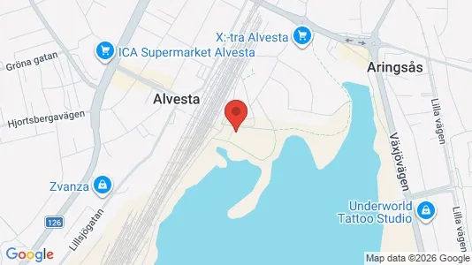 Lägenheter till salu i Alvesta - kort over placeringen