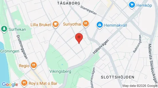 Lägenheter till salu i Helsingborg - kort over placeringen