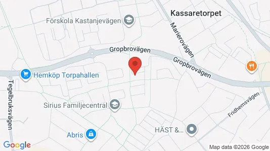 Lägenheter till salu i Vänersborg - kort over placeringen