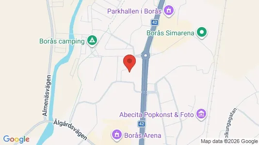 Lägenheter till salu i Borås - kort over placeringen