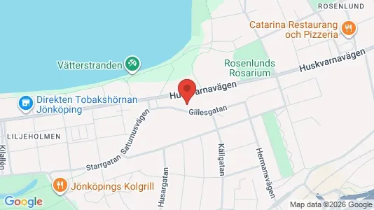 Lägenheter till salu i Jönköping - kort over placeringen