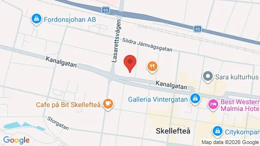 Lägenheter att hyra i Skellefteå - Bild från Google Street View