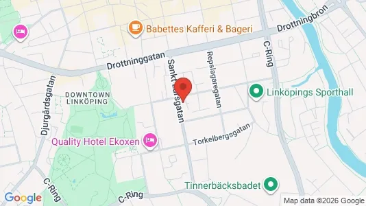 Lägenheter till salu i Linköping - kort over placeringen
