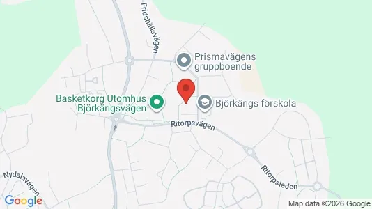 Bostadsrätter till salu i Södertälje - kort over placeringen