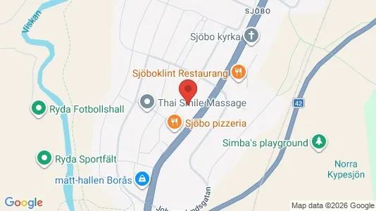 Lägenheter till salu i Borås - kort over placeringen