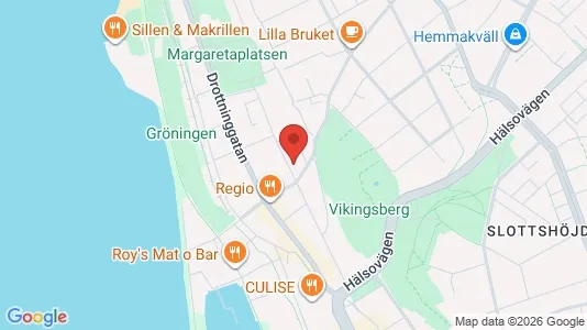 Lägenheter till salu i Helsingborg - kort over placeringen