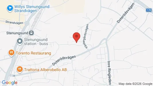 Bostadsrätter till salu i Stenungsund - kort over placeringen