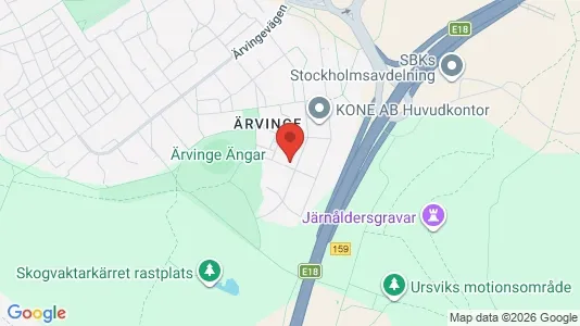 Lägenheter till salu i Västerort - kort over placeringen