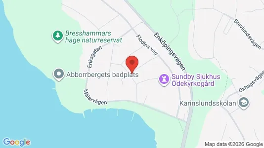 Bostadsrätter till salu i Strängnäs - kort over placeringen