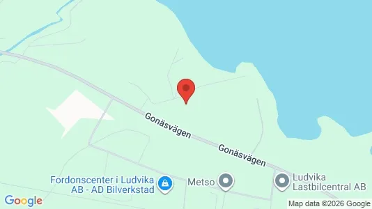 Lägenheter till salu i Ludvika - kort over placeringen