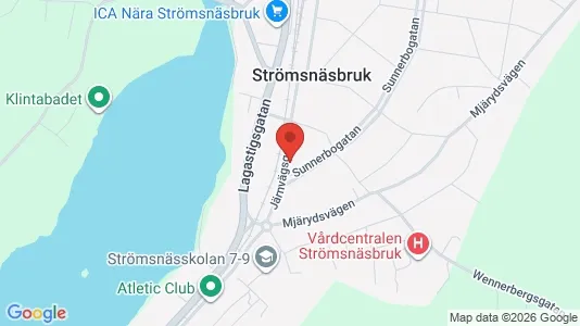 Lägenheter att hyra i Markaryd - kort over placeringen