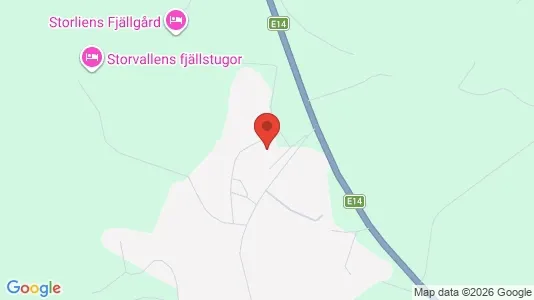 Lägenheter till salu i Åre - kort over placeringen