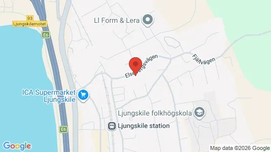 Lägenheter till salu i Uddevalla - kort over placeringen