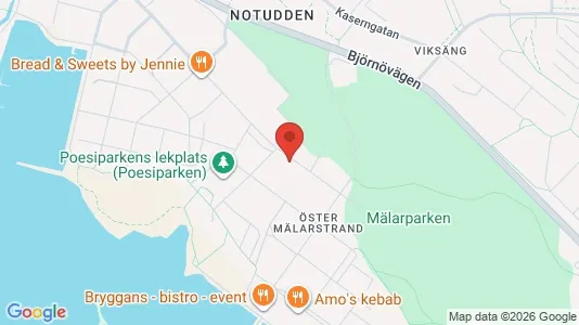 Lägenheter till salu i Västerås - kort over placeringen