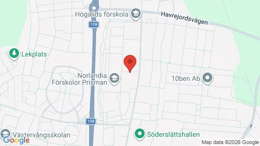 Bostadsrätter till salu i Trelleborg - kort over placeringen